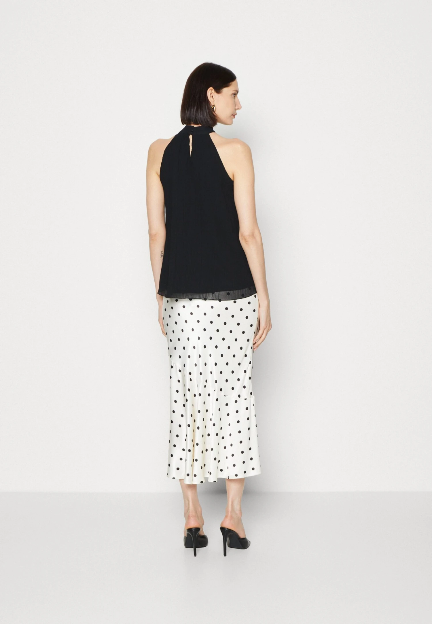Anna Field Woven Plissee Top- Top - Black 3 Anna Field Woven Plissee Top- Top - Black - Afbeelding 3