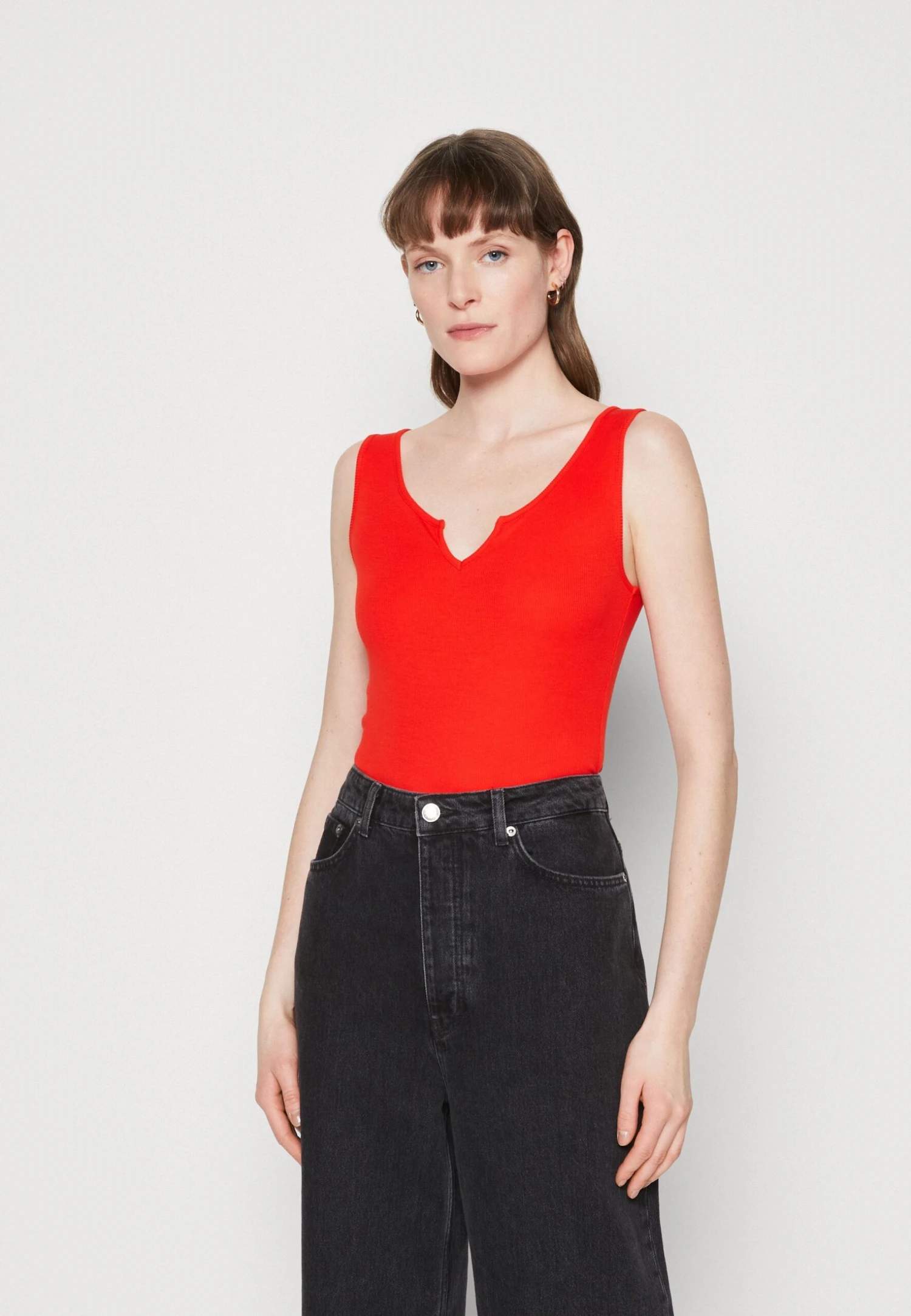 Anna Field Top - Red 1 Anna Field Top - Red