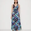 Anna Field Maxi-Jurk - Black/Blue/Multicoloured