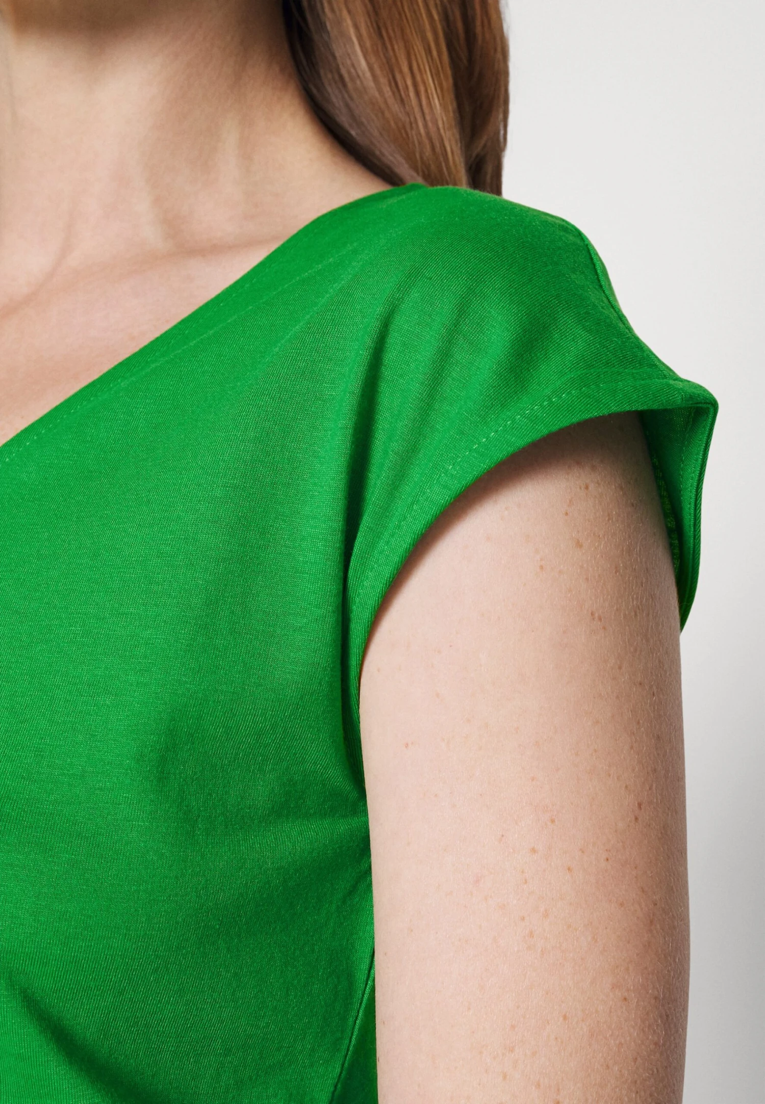 Anna Field T-Shirt Basic - Green 5 Anna Field T-Shirt Basic - Green - Afbeelding 5