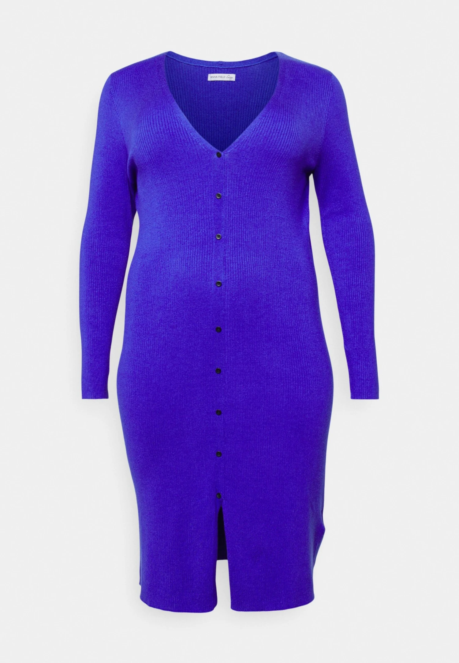 Gebreide Jurk - Blue 5 Gebreide Jurk - Blue - Afbeelding 5