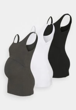 3 Pack - Top - Black/Dark Grey/White 12 3 Pack - Top - Black/Dark Grey/White -Anna Field Winkel 0e9b208782f549d082d811ca87b5b834