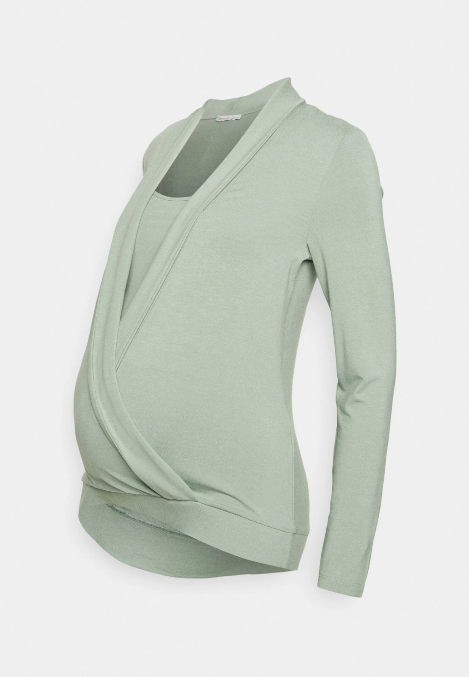 Circ Nursing Wrap Over Long Sleev - Longsleeve - Light Green 5 Circ Nursing Wrap Over Long Sleev - Longsleeve - Light Green - Afbeelding 5