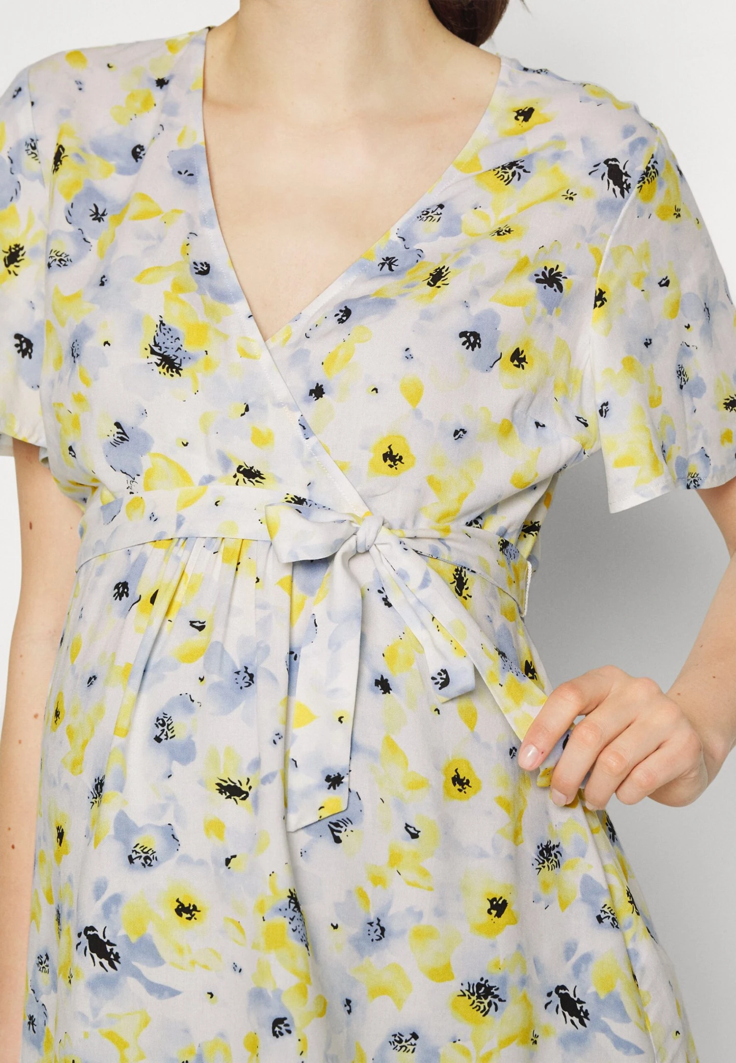 Blouse - White/Light Blue 5 Blouse - White/Light Blue - Afbeelding 5