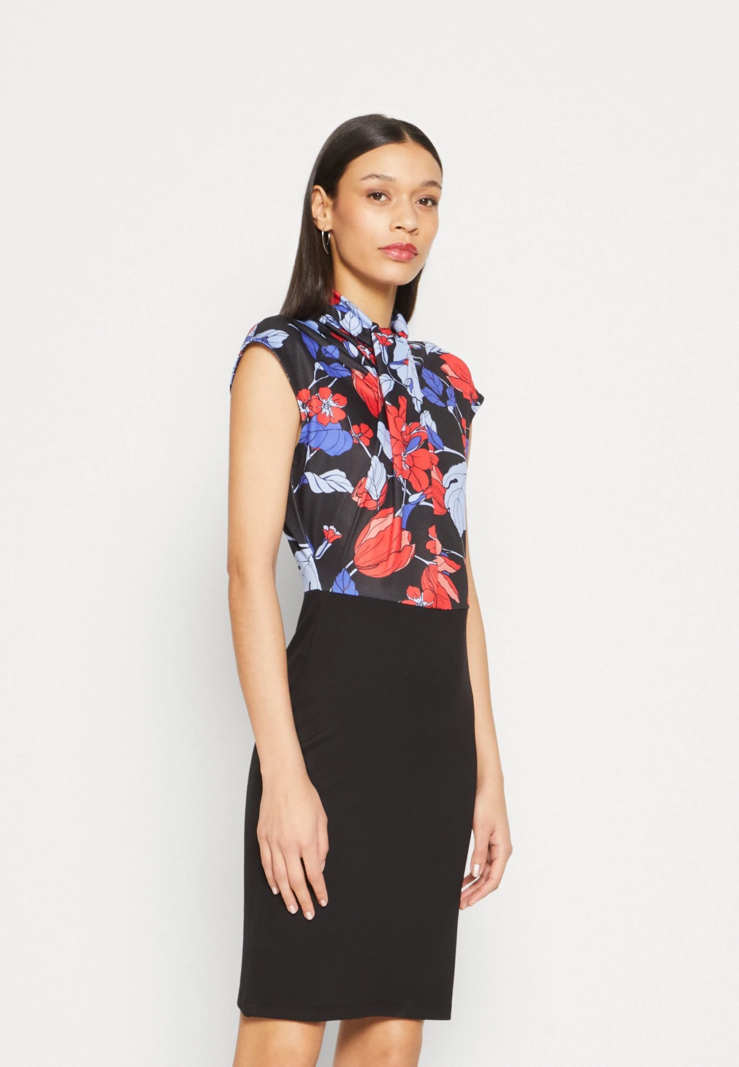 Anna Field Jerseyjurk - Black/Red/Blue 3 Anna Field Jerseyjurk - Black/Red/Blue - Afbeelding 3