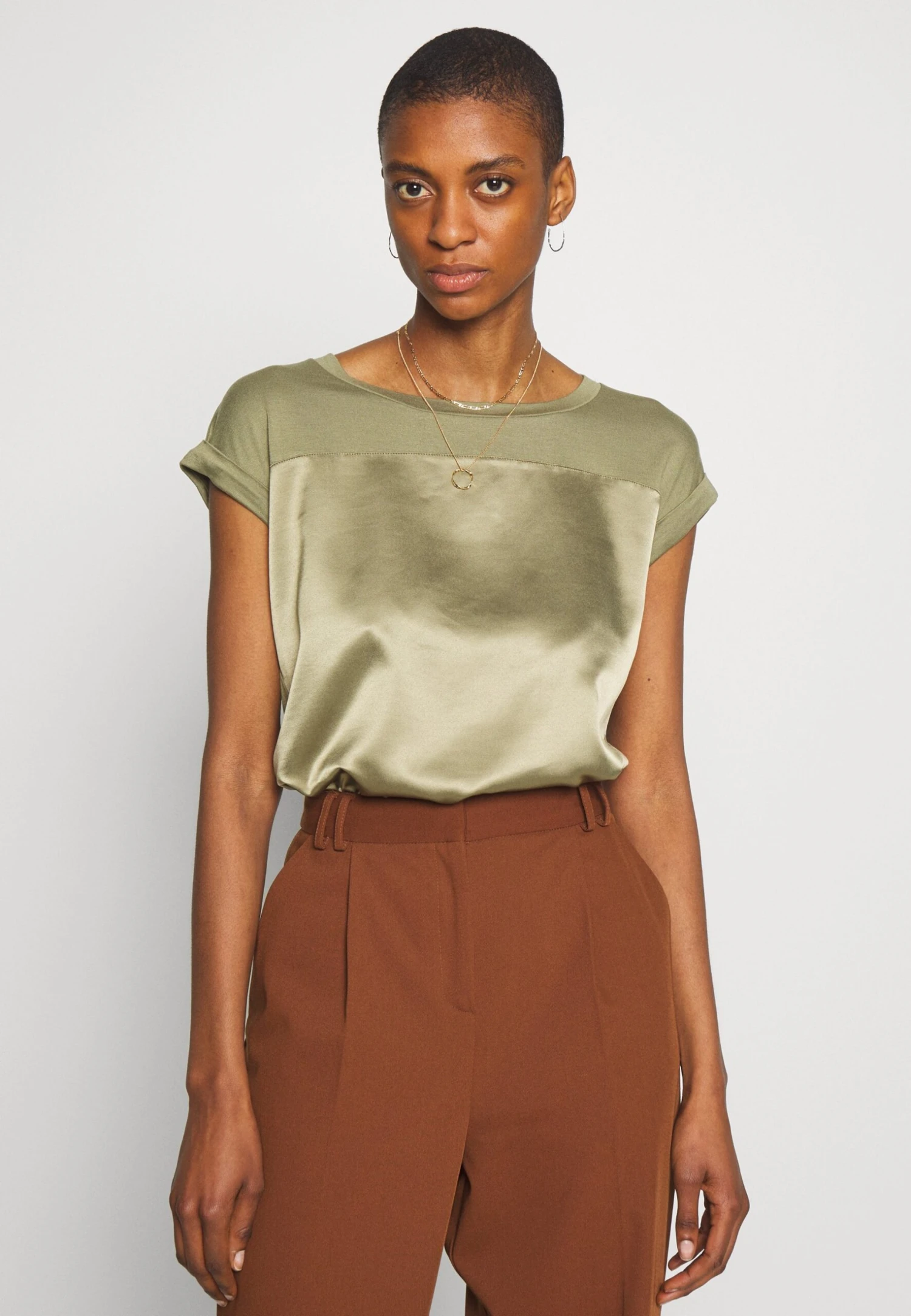 Anna Field T-Shirt Print - Martini Olive 1 Anna Field T-Shirt Print - Martini Olive
