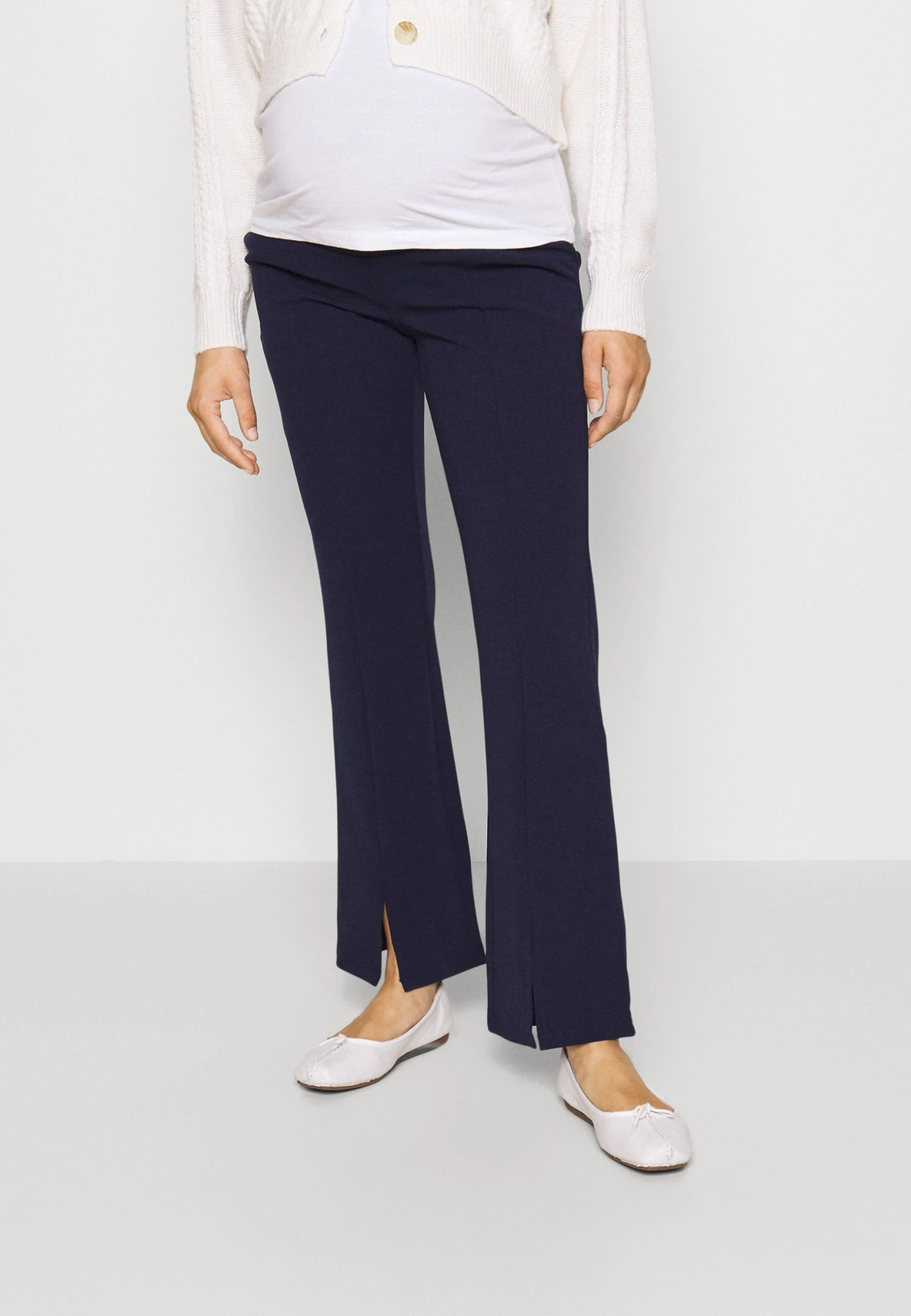 Maternity Business Flare - Trainingsbroek - Dark Blue 1 Maternity Business Flare - Trainingsbroek - Dark Blue