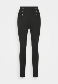 Anna Field Punto Leggings With Button Detail - Legging - Black -Anna Field Winkel 128131271e9646dc855d17ee160ec4ec