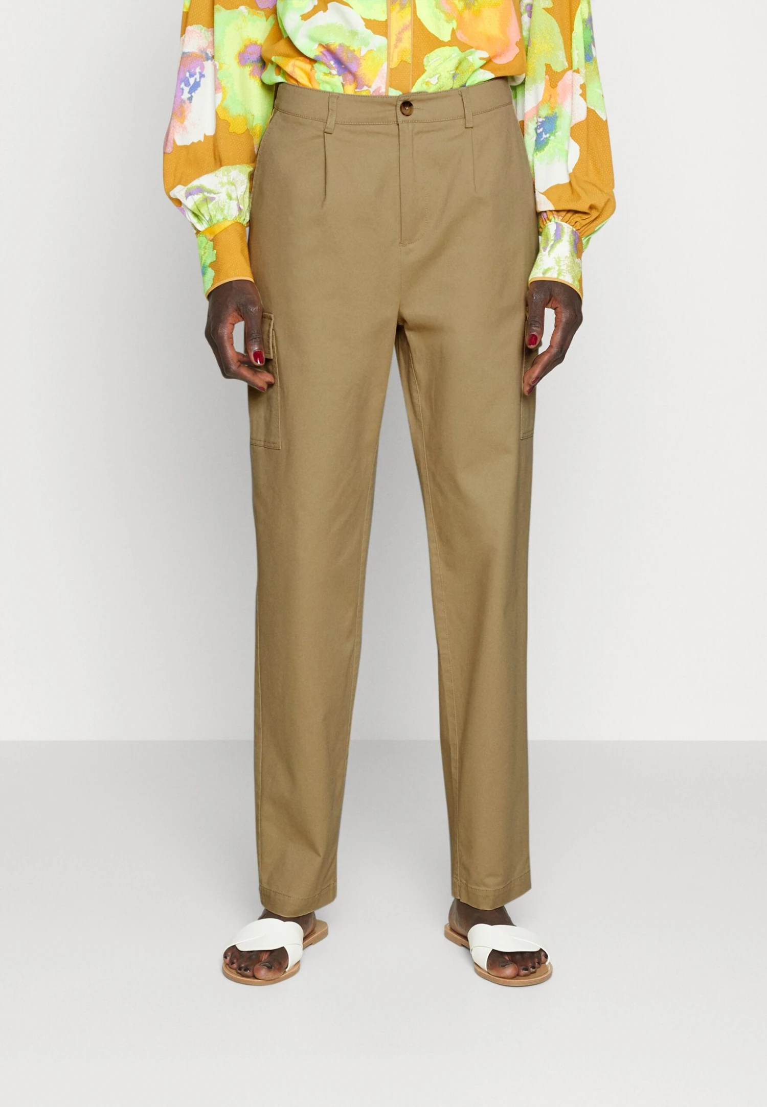 Cargobroek - Beige 1 Cargobroek - Beige