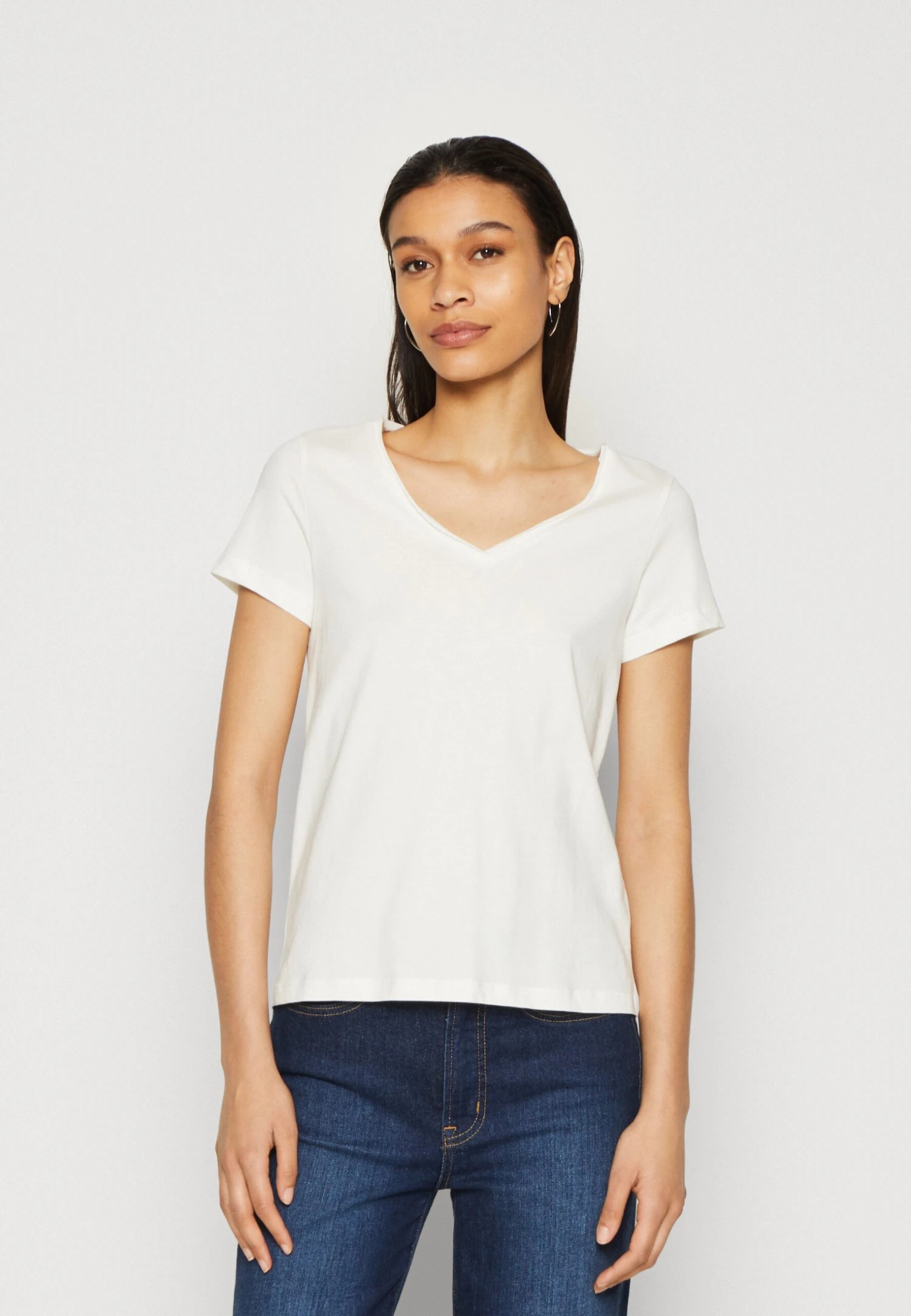 Anna Field 3 Pack- T-Shirt Basic - Dark Yellow/Purple/White 2 Anna Field 3 Pack- T-Shirt Basic - Dark Yellow/Purple/White - Afbeelding 2