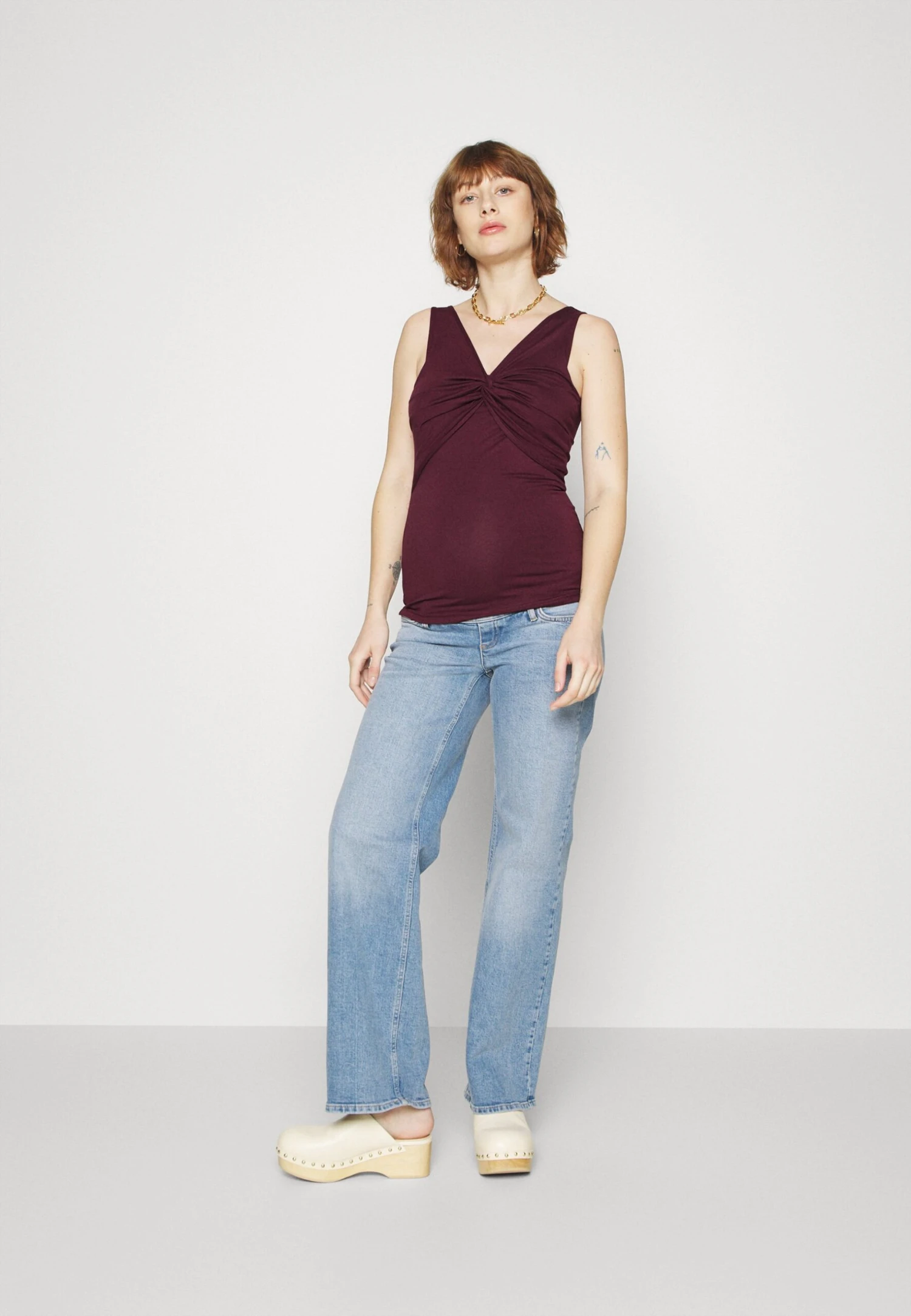 Top - Dark Red 2 Top - Dark Red - Afbeelding 2