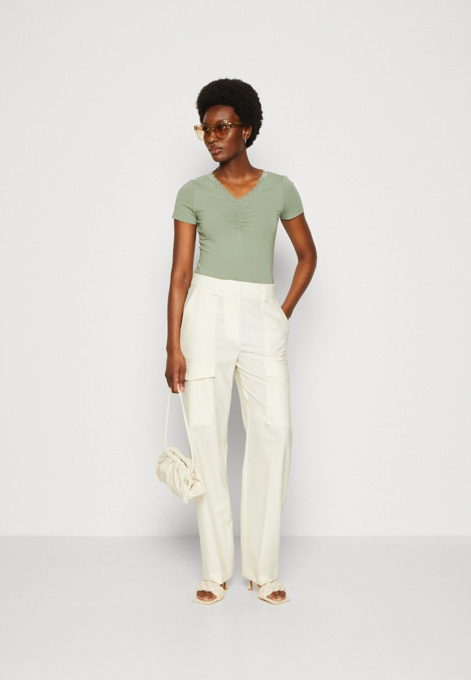 Anna Field T-Shirt Print - Light Green 2 Anna Field T-Shirt Print - Light Green - Afbeelding 2