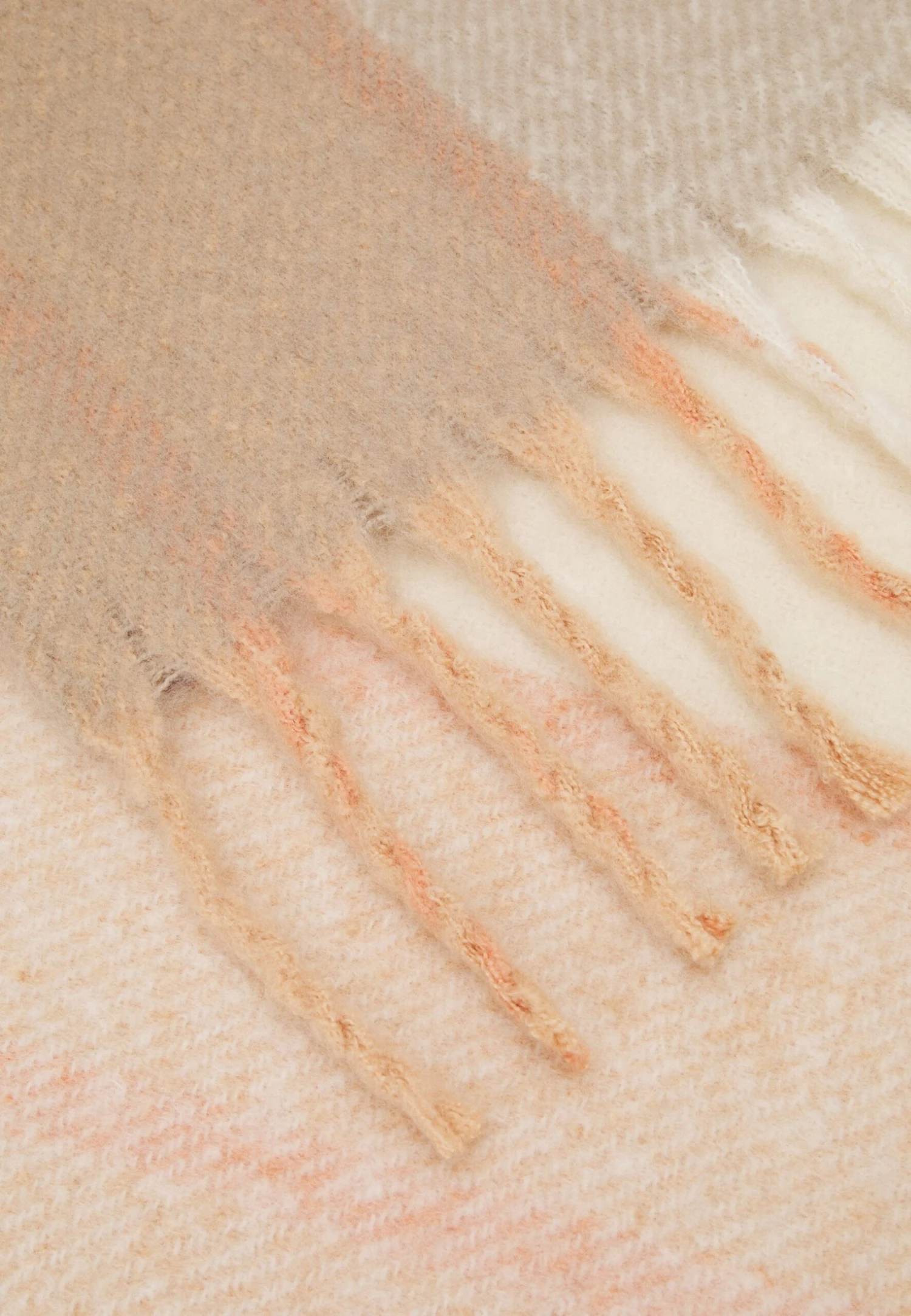 Anna Field Sjaal - Orange/Beige/Grey 3 Anna Field Sjaal - Orange/Beige/Grey - Afbeelding 3