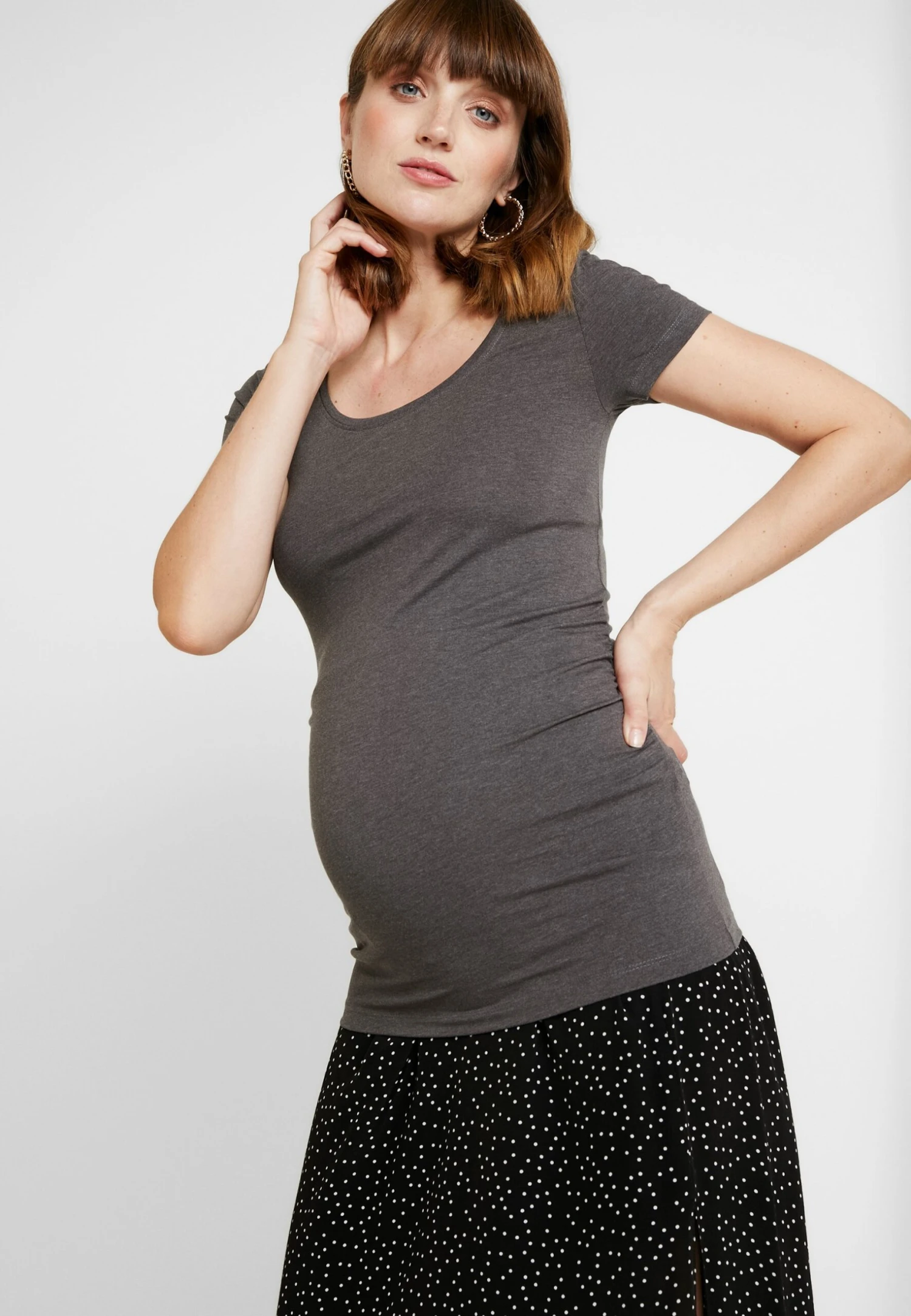 2 Pack - T-Shirt Basic - Dark Gray/Black 5 2 Pack - T-Shirt Basic - Dark Gray/Black - Afbeelding 5