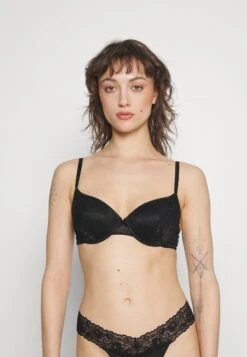 Anna Field 2 Pack- Beugel Bh - Black/Pink -Anna Field Winkel 1c93cc0d70a54f1083890326918a291c