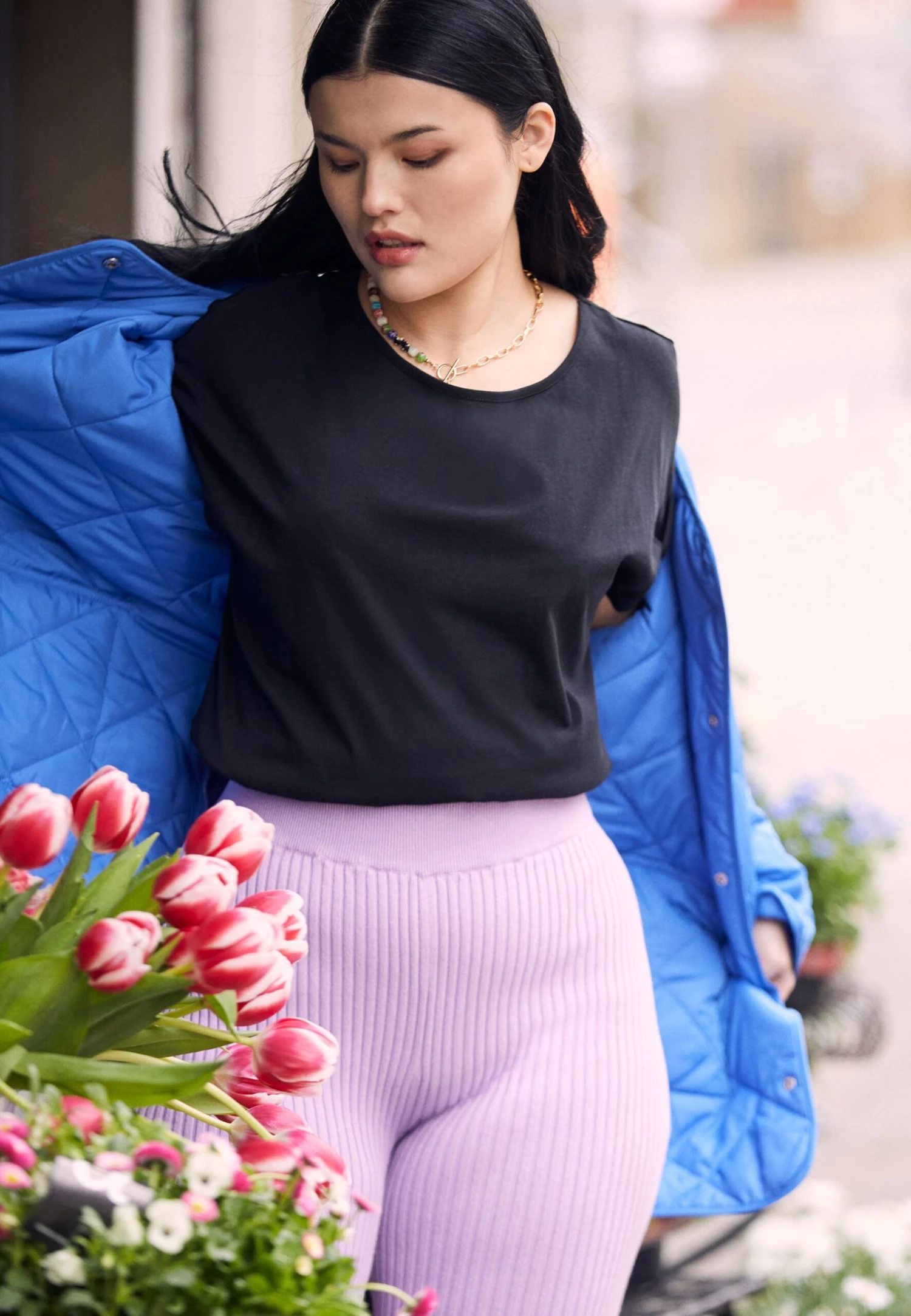 Long- T-Shirt Basic - Black 3 Long- T-Shirt Basic - Black - Afbeelding 3