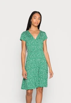 Anna Field Jerseyjurk - Green/White
