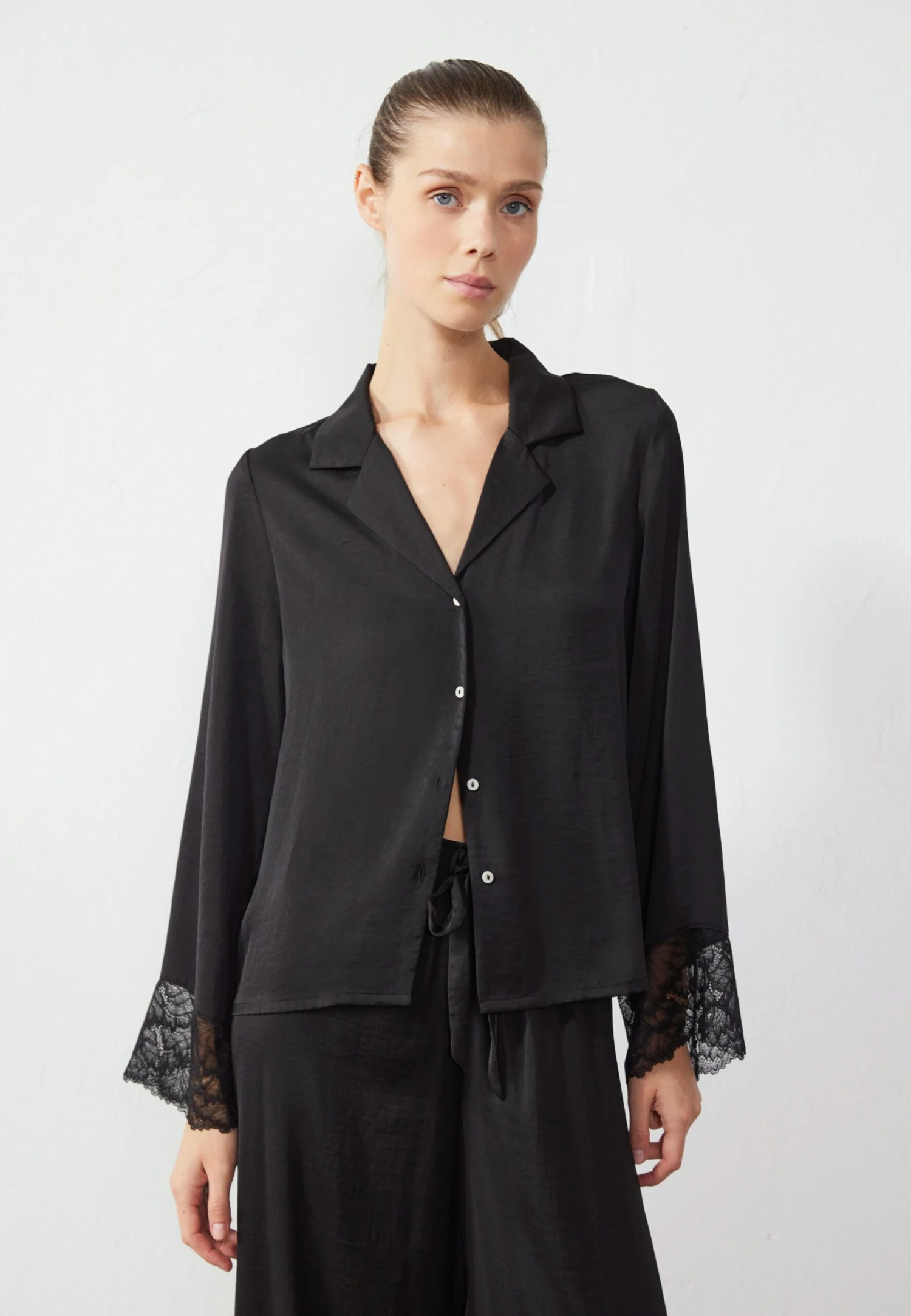 Anna Field SET - Pyjama - Black 5 Anna Field SET - Pyjama - Black - Afbeelding 5