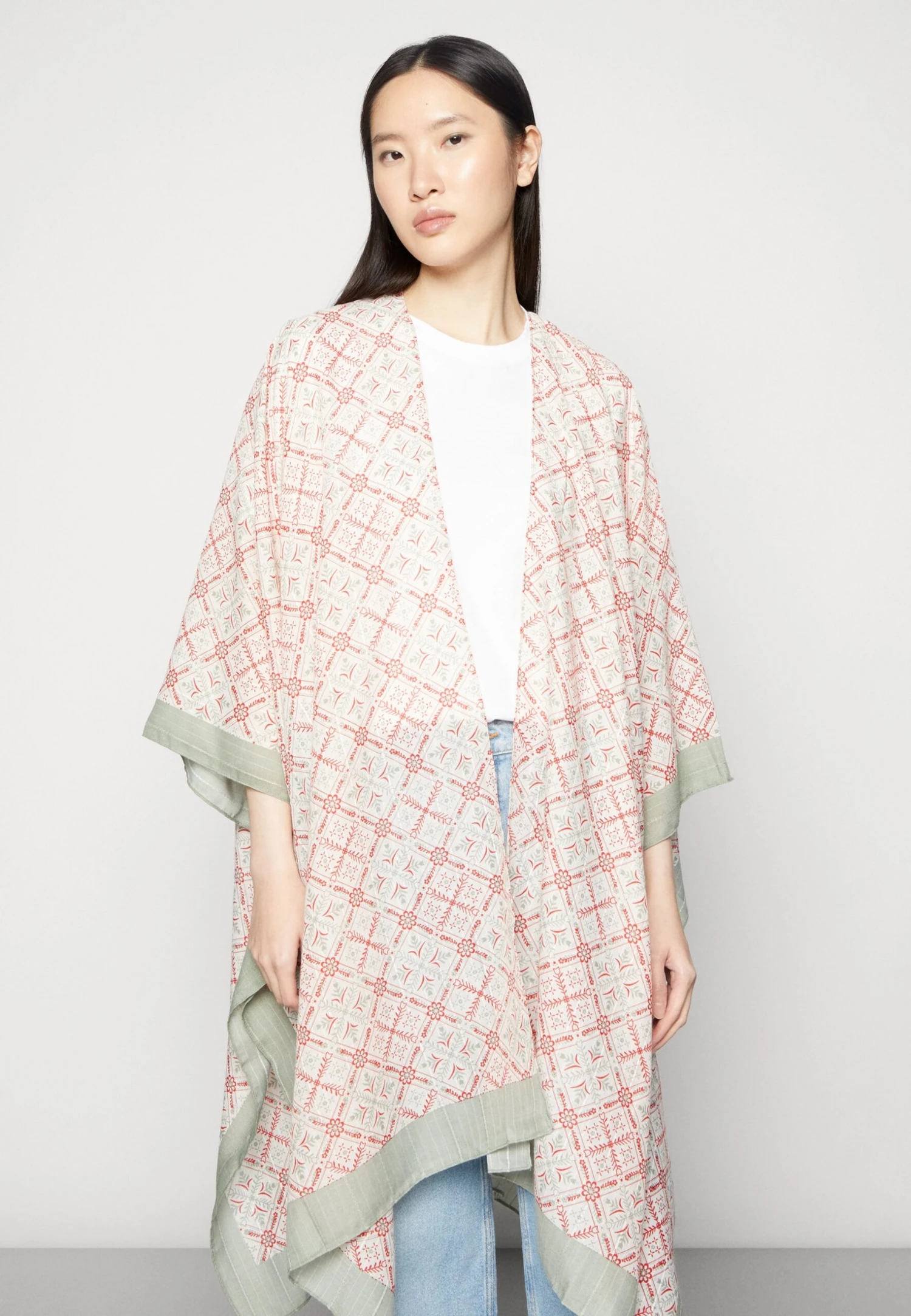 Anna Field Poncho - Pink 4 Anna Field Poncho - Pink - Afbeelding 4