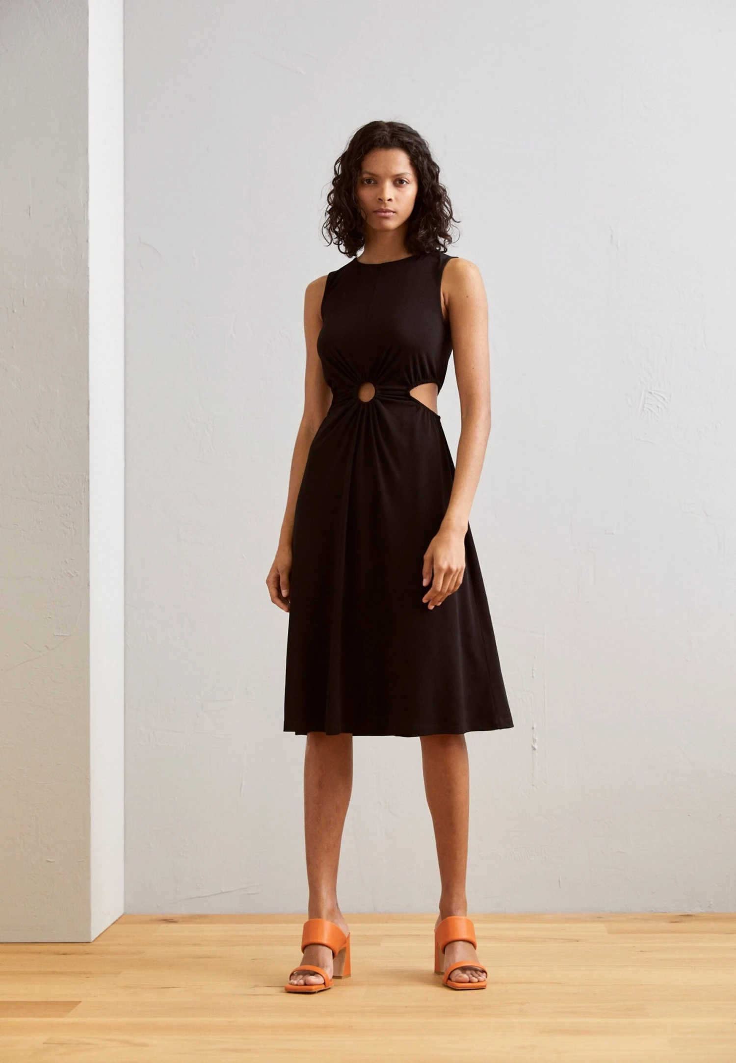Anna Field Sleeveless Midi Dress - Jurk - Black 1 Anna Field Sleeveless Midi Dress - Jurk - Black