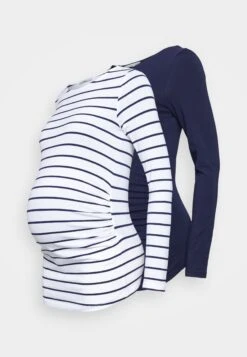 2 Pack - Longsleeve - White/Navy 10 2 Pack - Longsleeve - White/Navy -Anna Field Winkel 23e0e89f29ac44d8803b4927a707726b