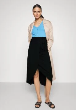 Anna Field Basic Wrap Over Midi Skirt- A-Lijn Rok - Black -Anna Field Winkel 264acaf8c7414ababd1c8ed4dc1432a7