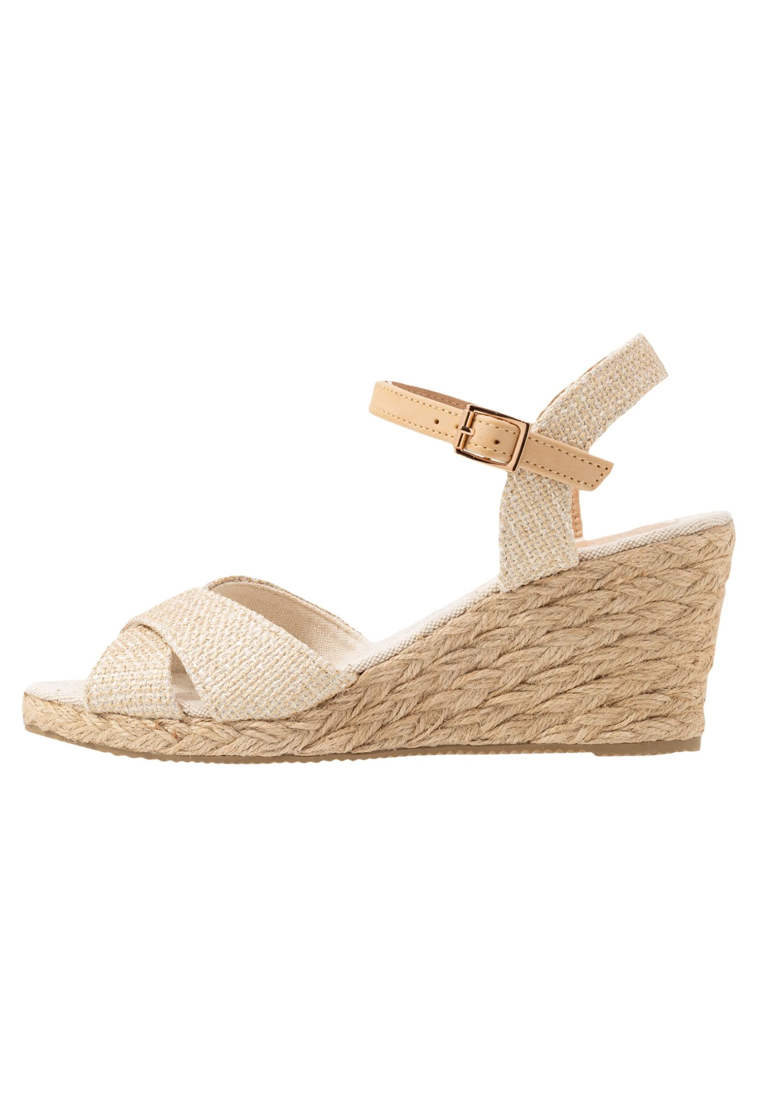 Anna Field Sandalen Met Sleehak - Beige 2 Anna Field Sandalen Met Sleehak - Beige - Afbeelding 2