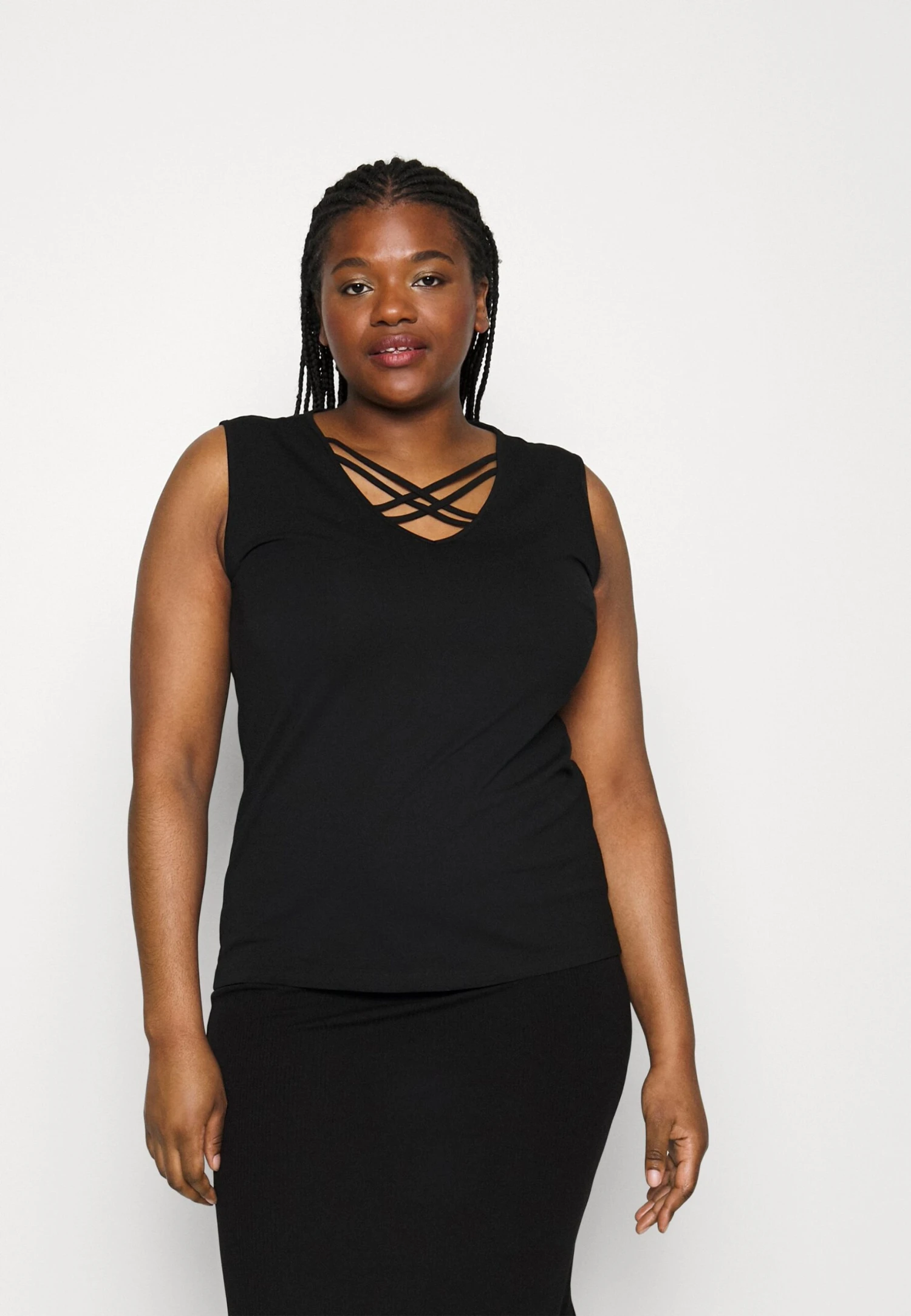 Plus Size - Top - Black 1 Plus Size - Top - Black
