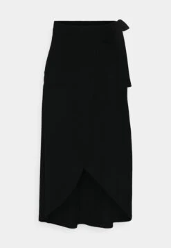 Anna Field Basic Wrap Over Midi Skirt- A-Lijn Rok - Black -Anna Field Winkel 279db1138765484094cab33f5c3878d4