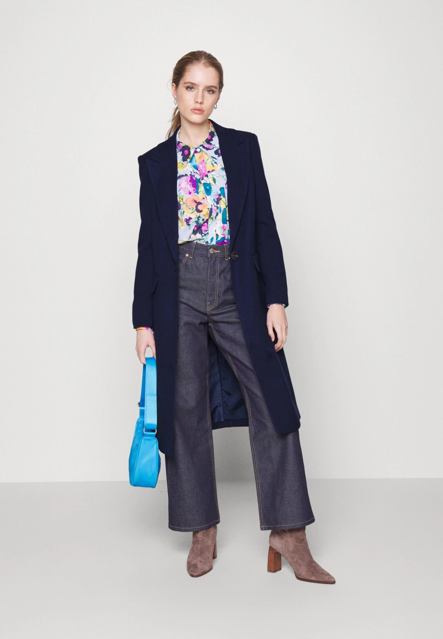 Mantel - Dark Blue 2 Mantel - Dark Blue - Afbeelding 2