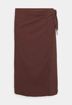 Curvy Textured Sarong Midi Skirt - Wikkelrok - Brown 10 Curvy Textured Sarong Midi Skirt - Wikkelrok - Brown -Anna Field Winkel 32eb2e97370a414c9459b91ab42d5b52