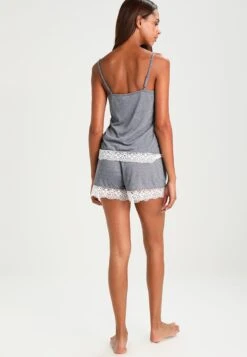 Anna Field Sarah Short Pj Set- Pyjama - Off-White/Dark Blue -Anna Field Winkel 33d0e936af774883bb2b5a180610a668