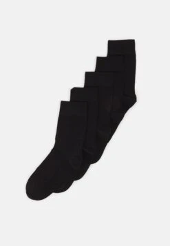 Anna Field COMFORT CUFF ANKLE SOCKS 5PACK - Sokken - Black