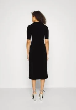 Center Front Knot Low Midi Dress - Jurk - Black 8 Center Front Knot Low Midi Dress - Jurk - Black -Anna Field Winkel 35367c25b3b64620b2ecd27a71387530