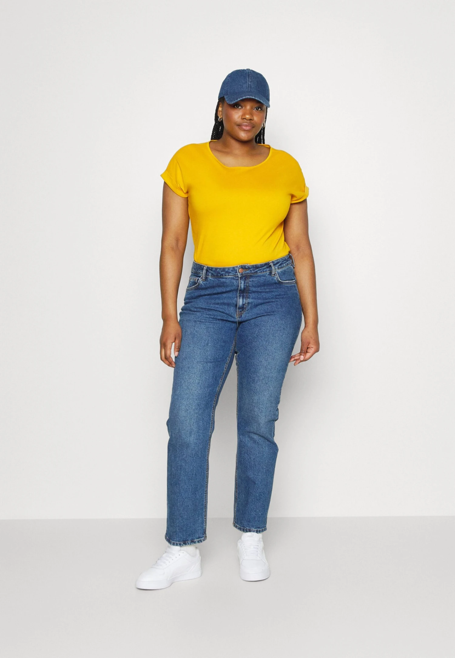 Long- T-Shirt Basic - Dark Yellow 2 Long- T-Shirt Basic - Dark Yellow - Afbeelding 2