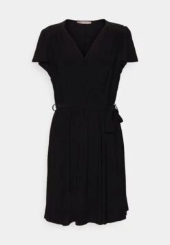 Frilled Cap Sleeves Flared Dress - Jerseyjurk - Black 8 Frilled Cap Sleeves Flared Dress - Jerseyjurk - Black -Anna Field Winkel 362bbdf9d64744cfa0f85eb27c00e199