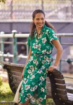 Anna Field Blousejurk - Green/Pink