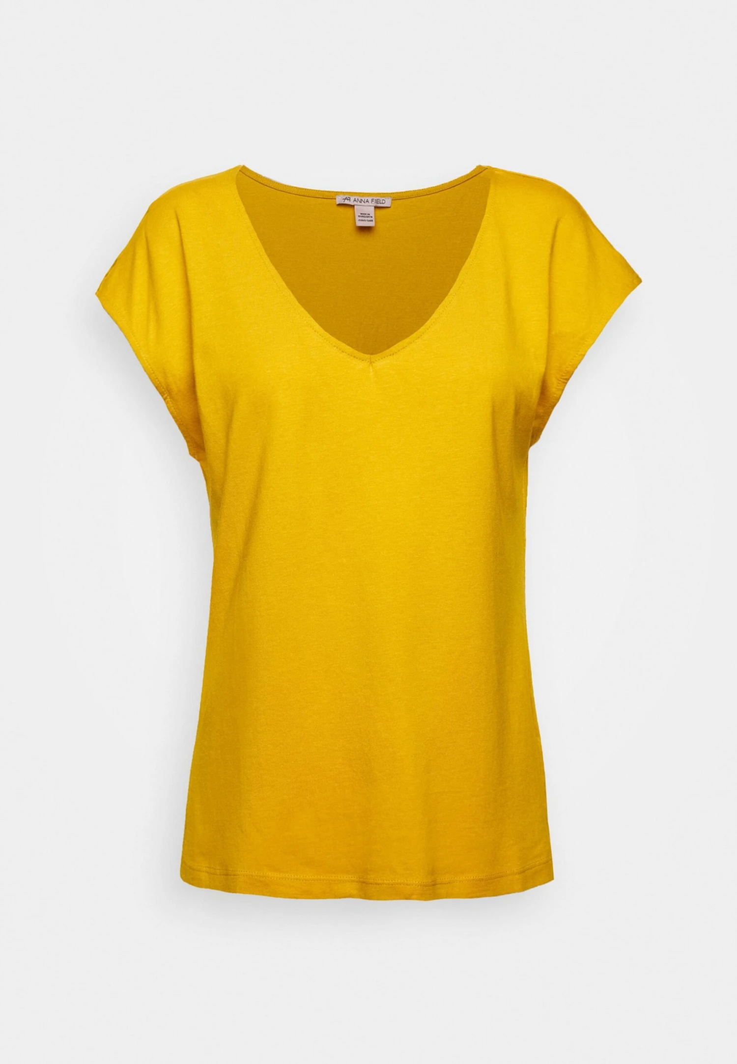 Anna Field T-Shirt Basic - Golden Yellow 6 Anna Field T-Shirt Basic - Golden Yellow - Afbeelding 6