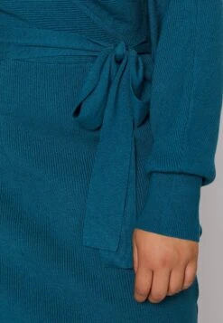 Wrap V Ausschnitt Mini Strickkleid Mit Gürtel - Gebreide Jurk - Teal 9 Wrap V Ausschnitt Mini Strickkleid Mit Gürtel - Gebreide Jurk - Teal -Anna Field Winkel 3a021df5f88c4e948e46ea59bbaabd47