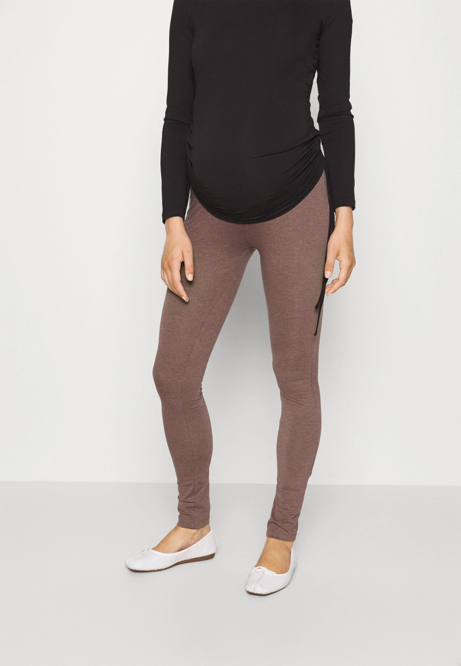 Leggings Maternity - Legging - Black - Mottled Dark Brown 2 Leggings Maternity - Legging - Black - Mottled Dark Brown - Afbeelding 2