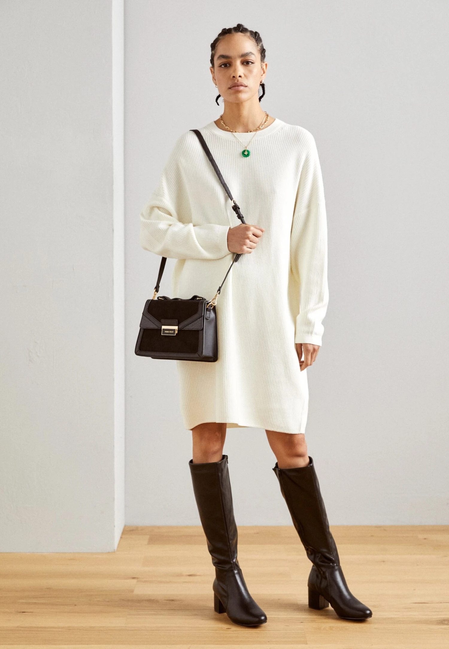 Anna Field Handtas - Black/Black 3 Anna Field Handtas - Black/Black - Afbeelding 3