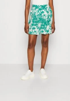 Anna Field Shorts - Green/Off White