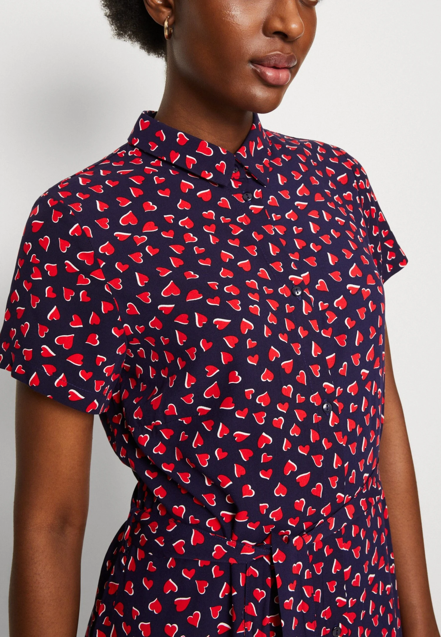 Anna Field Blousejurk - Dark Blue/Red 6 Anna Field Blousejurk - Dark Blue/Red - Afbeelding 6