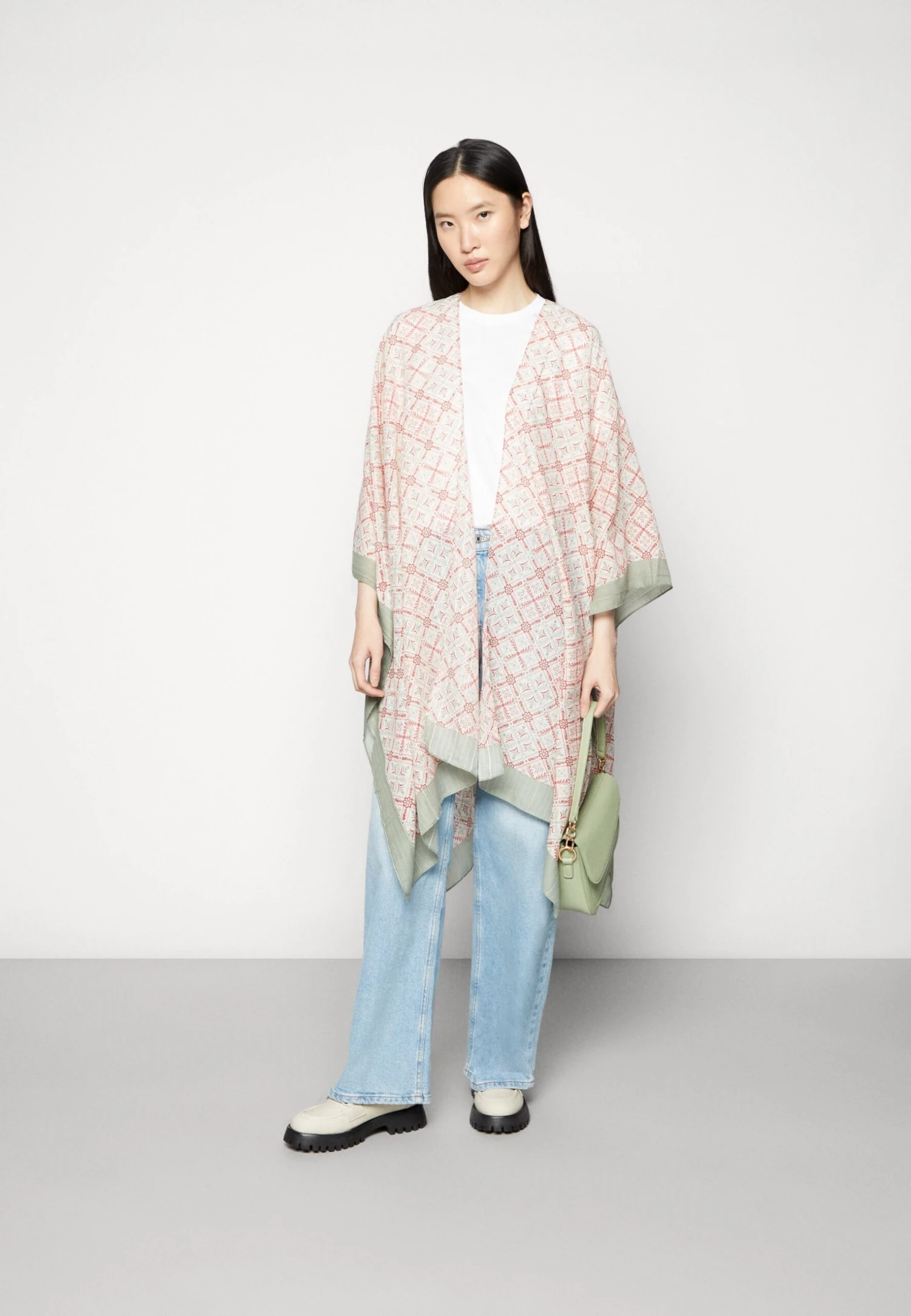 Anna Field Poncho - Pink 2 Anna Field Poncho - Pink - Afbeelding 2