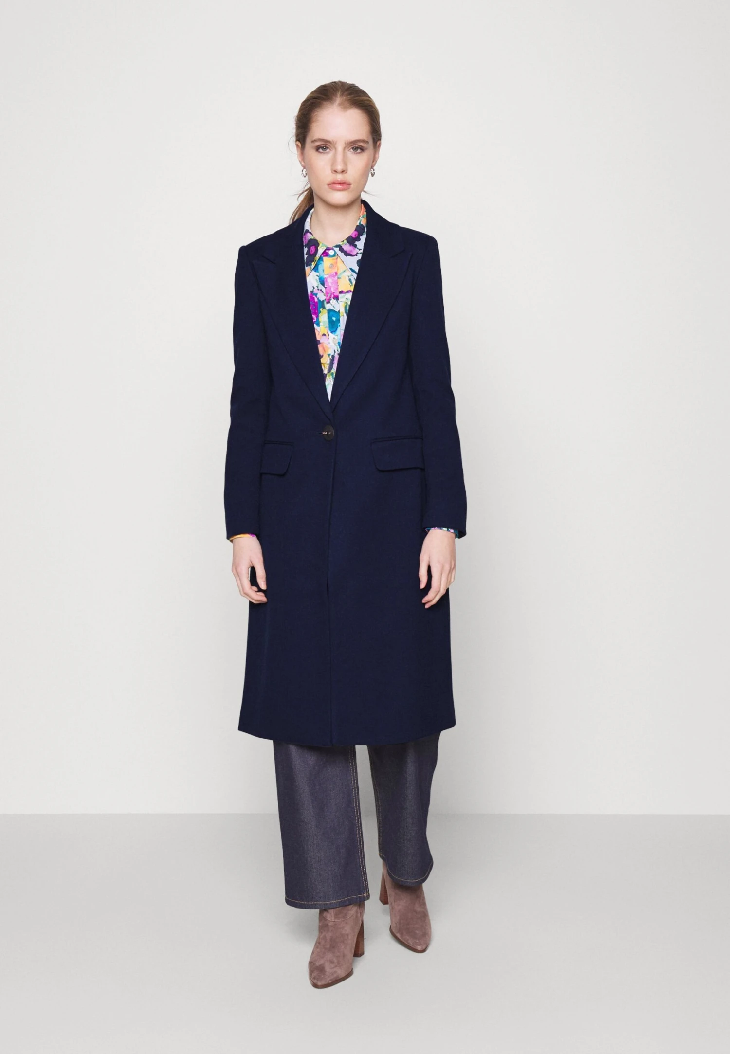 Mantel - Dark Blue 1 Mantel - Dark Blue