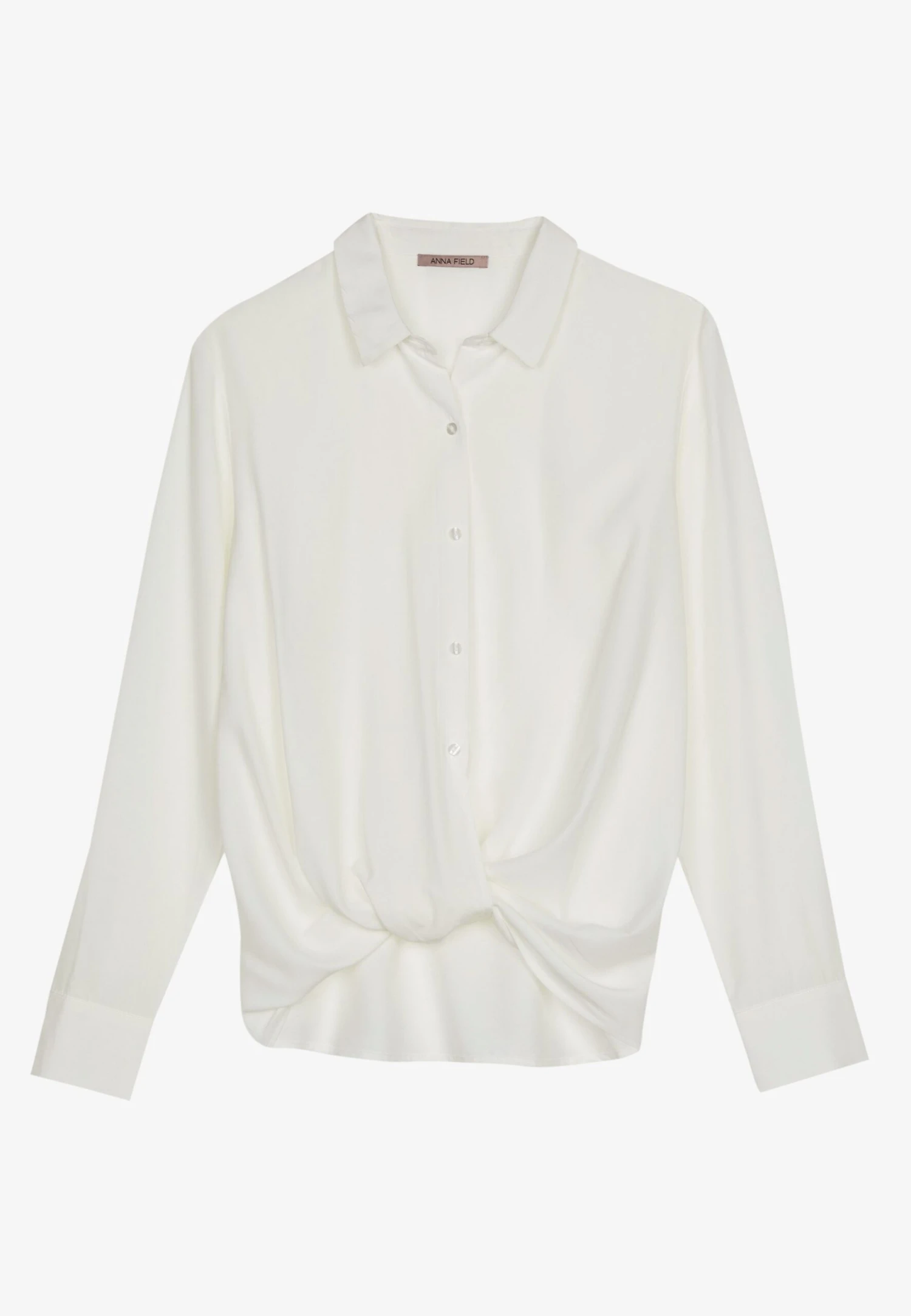 Anna Field Overhemdblouse - White 4 Anna Field Overhemdblouse - White - Afbeelding 4