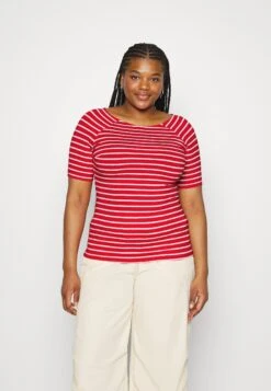 T-Shirt Print - Red/White