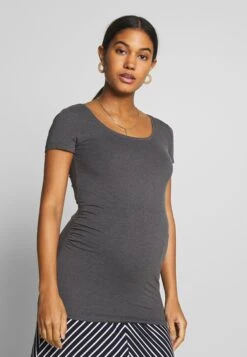 3Er Pack - T-Shirt Basic - White/Black/Dark Grey -Anna Field Winkel 4ac77273100948a192077a56317cced3