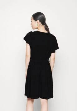 Frilled Cap Sleeves Flared Dress - Jerseyjurk - Black 7 Frilled Cap Sleeves Flared Dress - Jerseyjurk - Black -Anna Field Winkel 4b96f6529d9b457490297914ae0f9da3