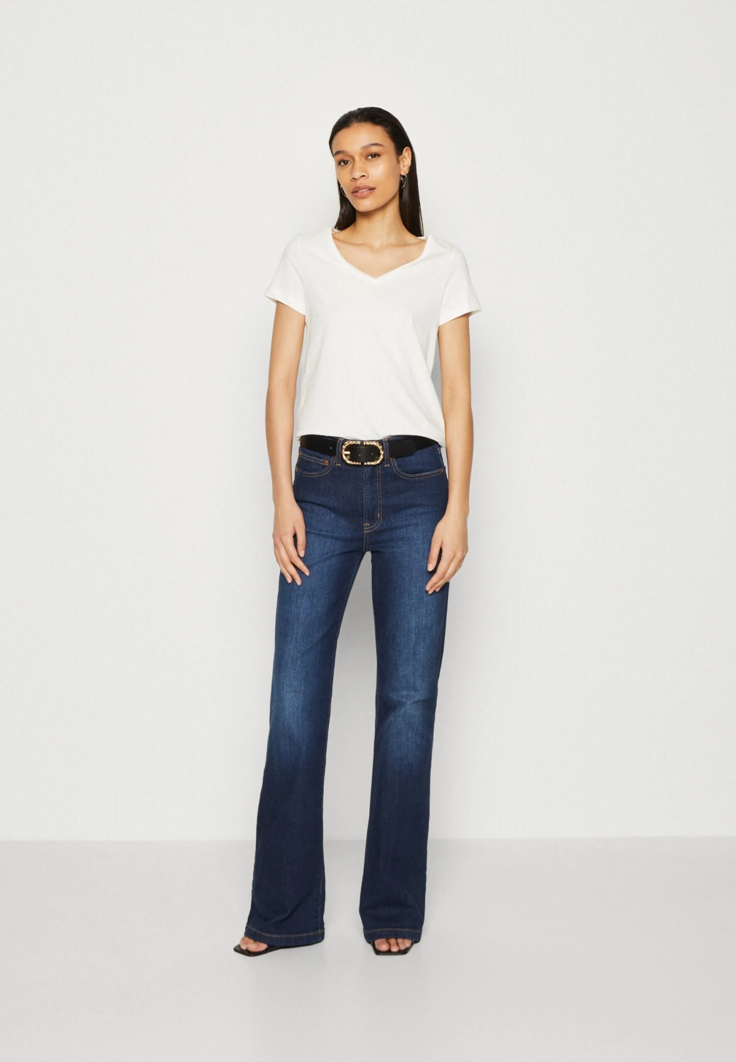 Anna Field 3 Pack- T-Shirt Basic - Dark Yellow/Purple/White 1 Anna Field 3 Pack- T-Shirt Basic - Dark Yellow/Purple/White